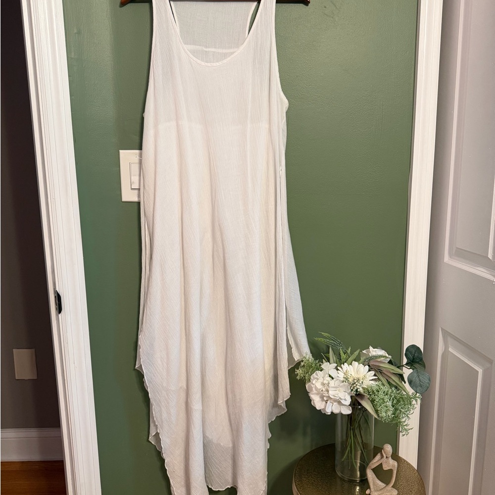 Michael Kors White Sleeveless Flowing Women's Dress S